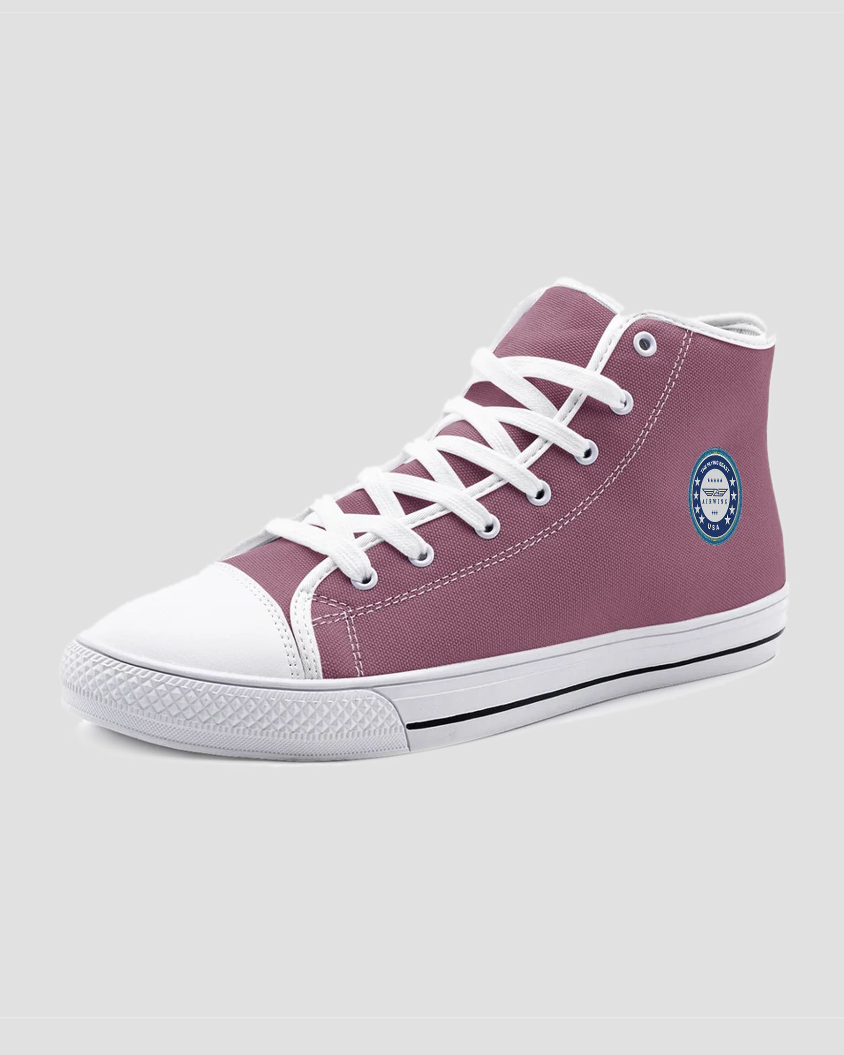 2-Quarter-Unisex High Top Vintage Canvas Shoes