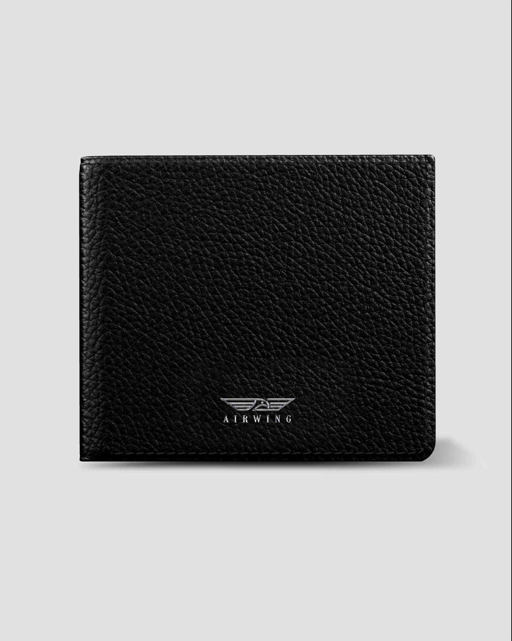Airwing_BlackWallet_WhiteLogo_HalfFoldFront