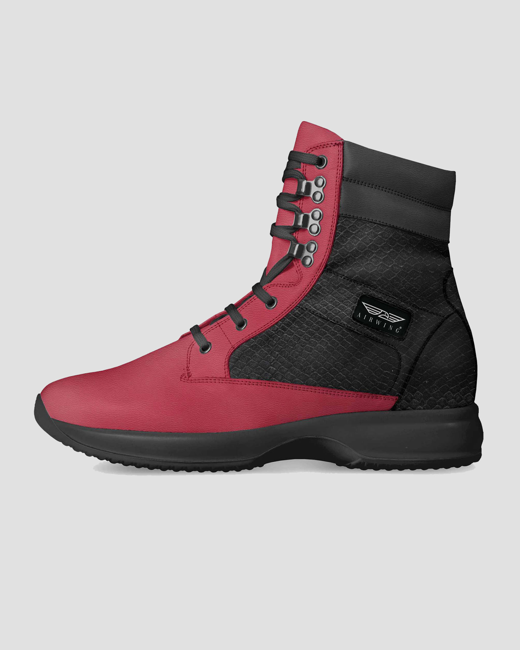 Airwing®Tall_Shoes_REDBLACK_MainSide