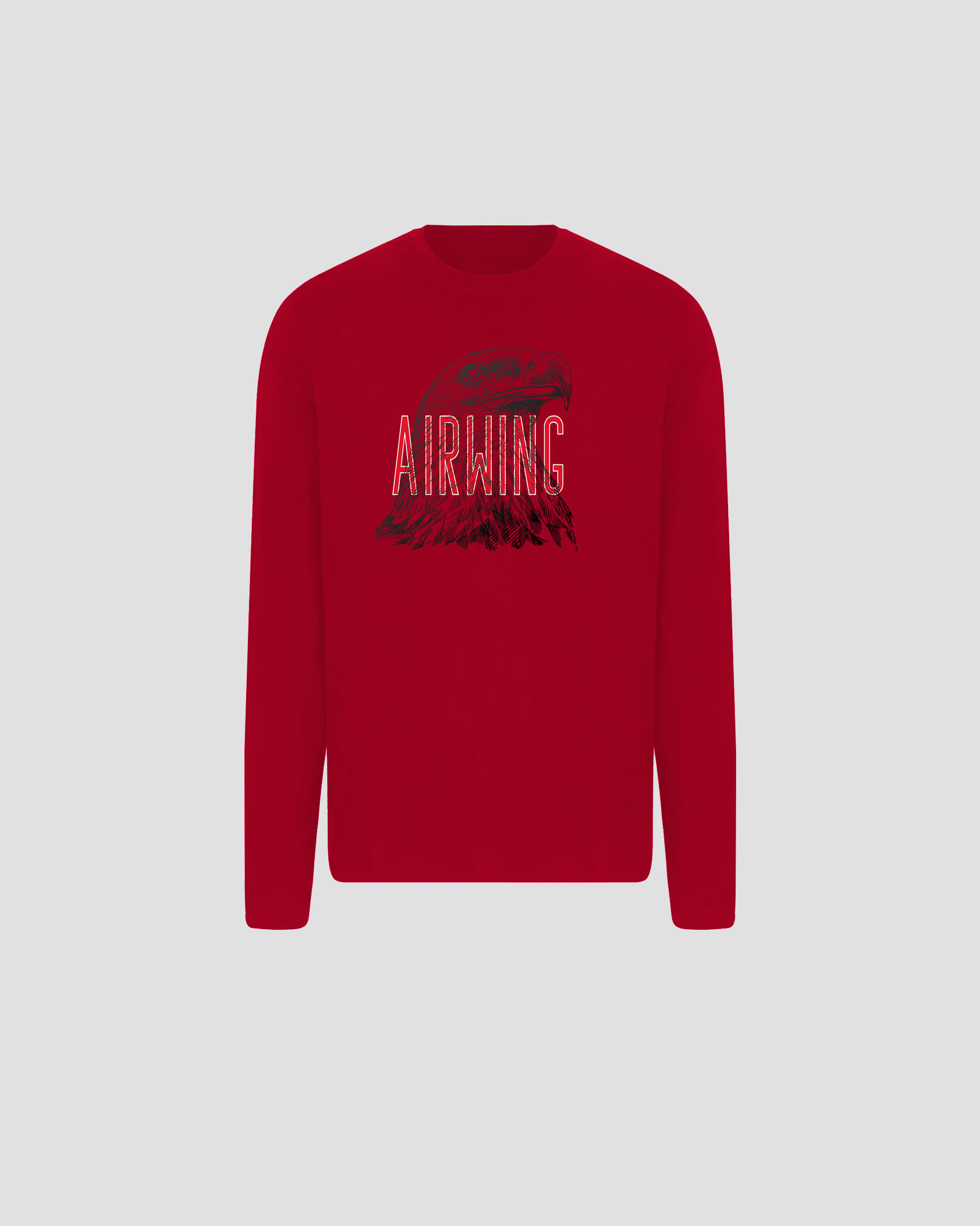 Red_Eagle_Head_LongSleeves_Tshirt