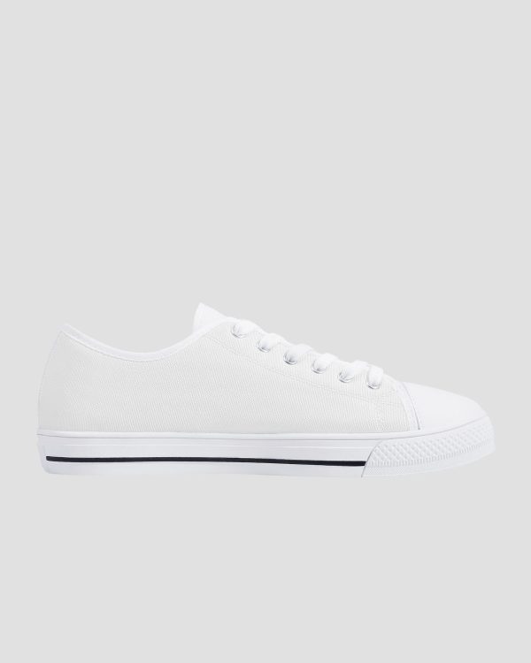 low top women canvas shoes _leftside