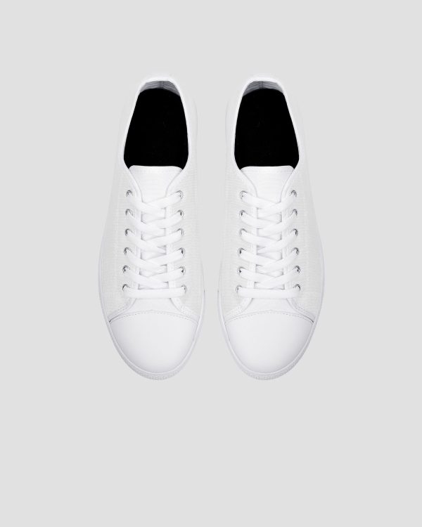 low top women canvas shoes_topView