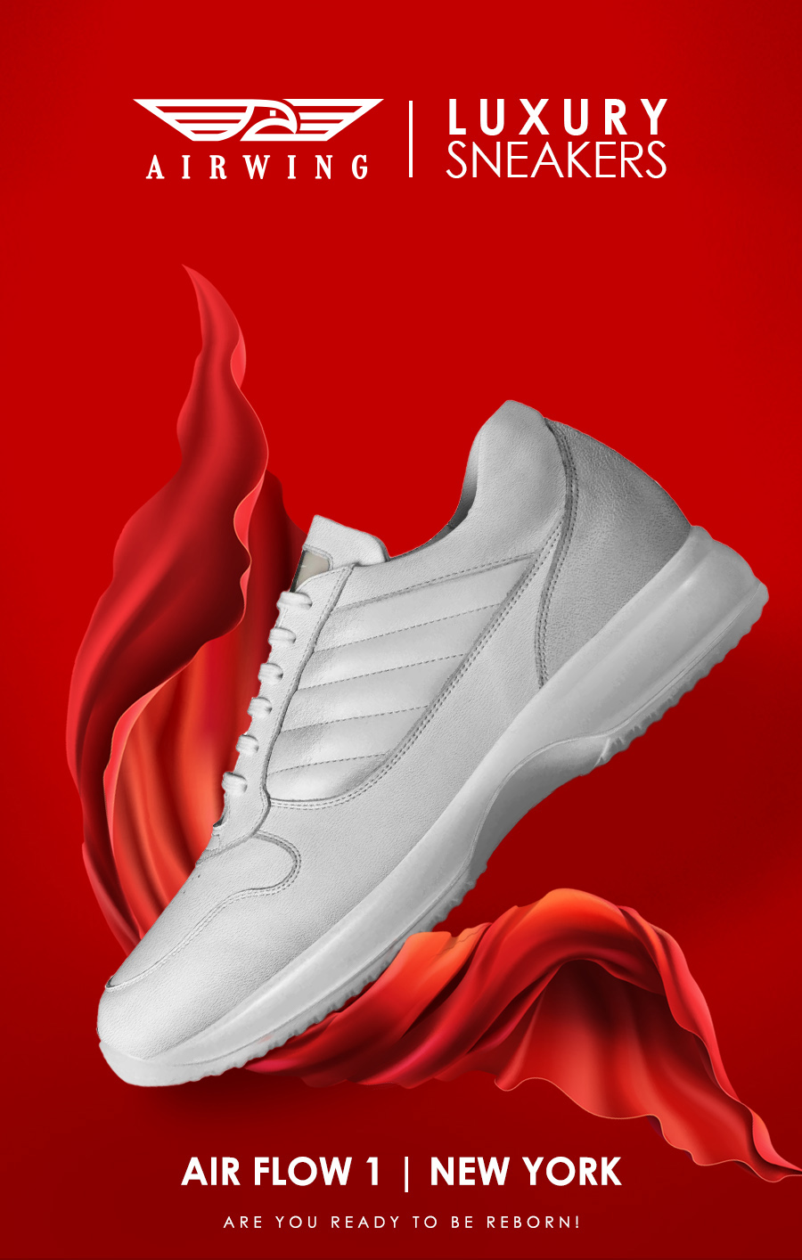 airwing white shoes for women