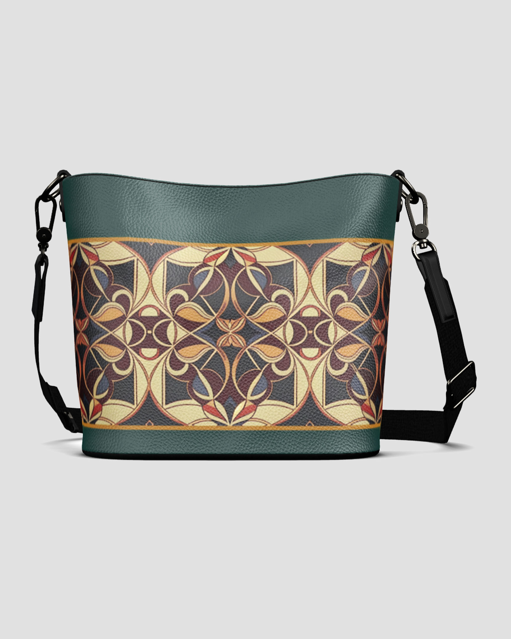 ToteBag_Green_Pattern_Front