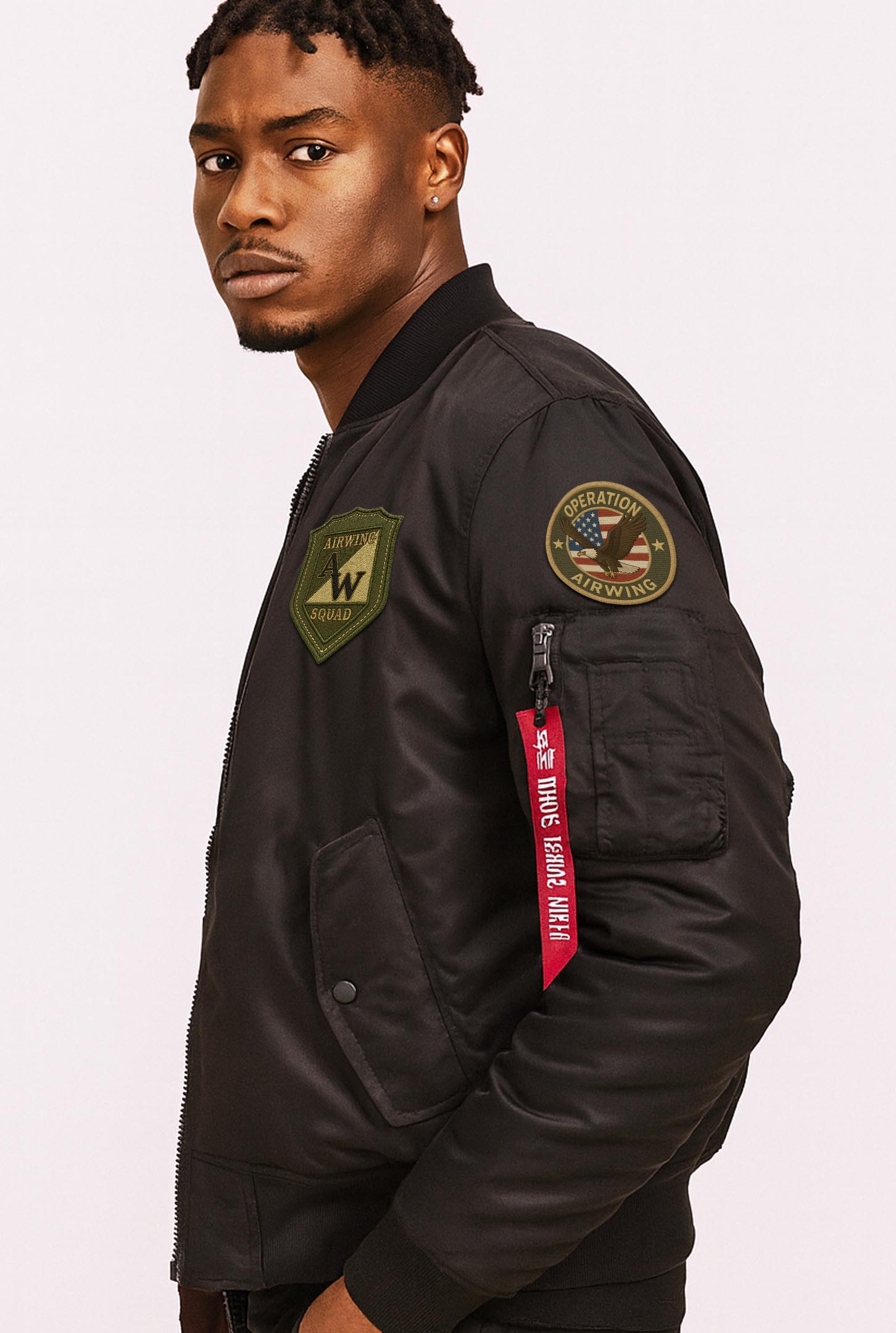 Airwing® Bomber Jacket 3 Patches