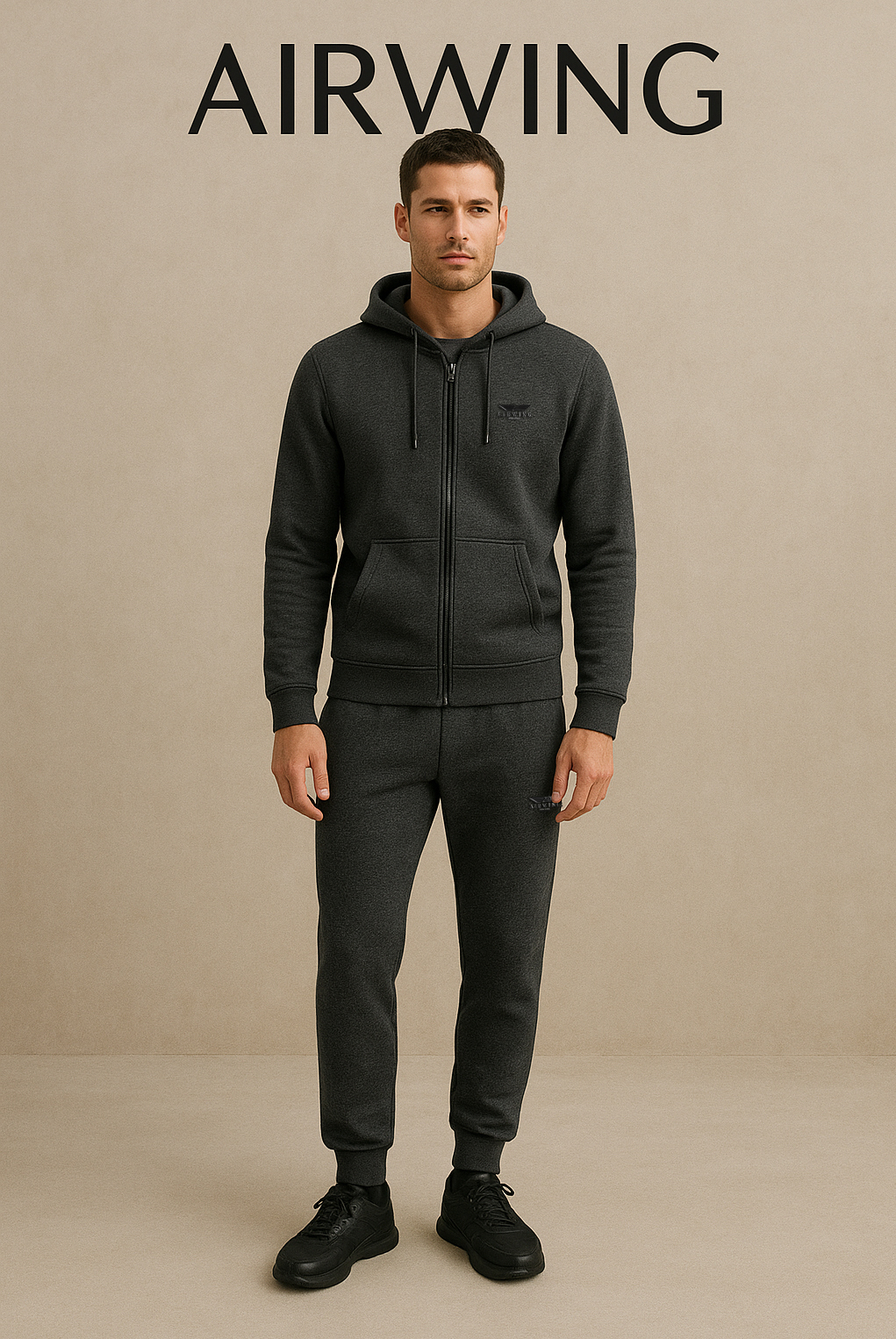 Heavyweight Full-Zip Hooded Sweatshirt