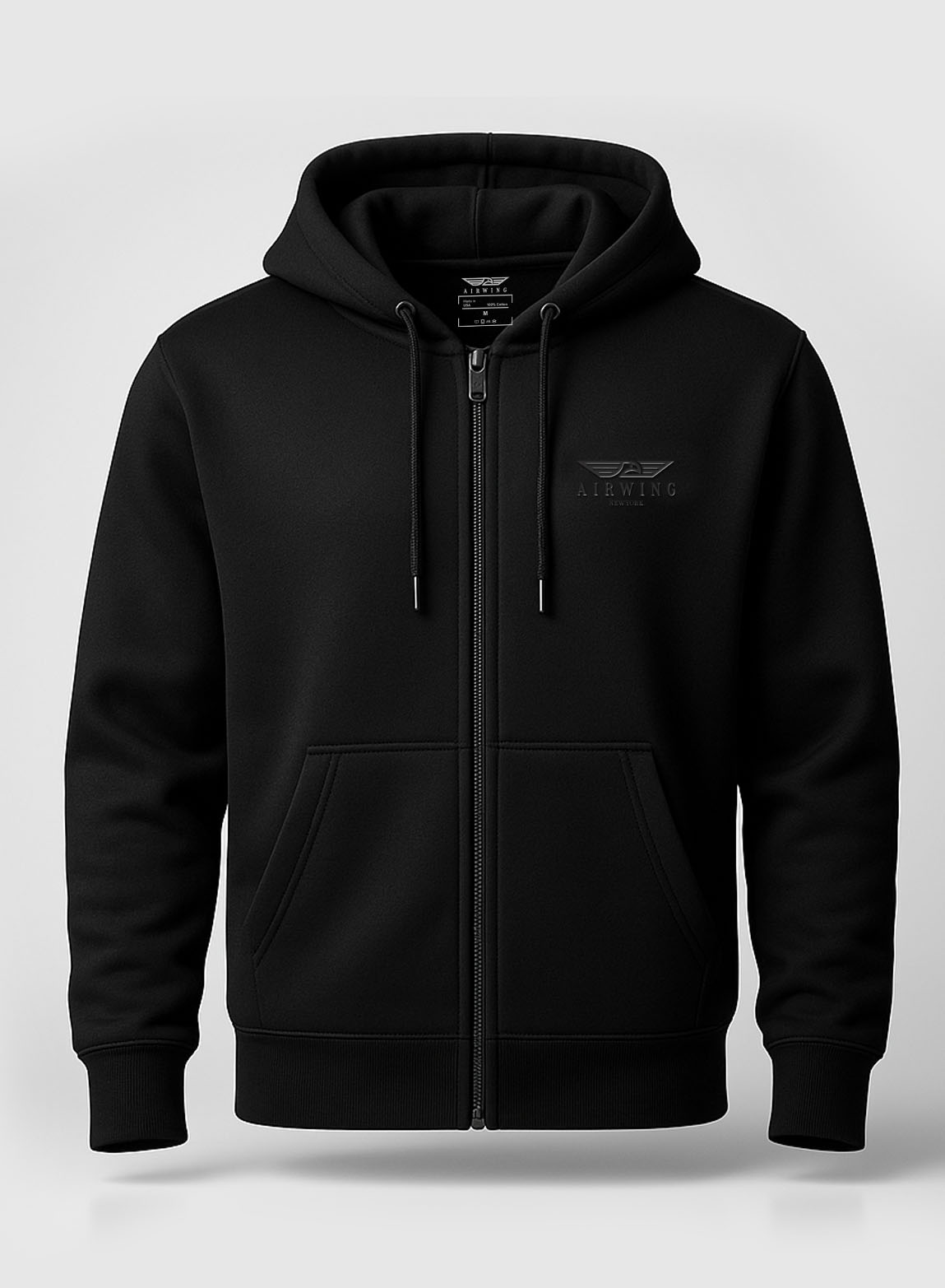 Front-FullZip_ForestGreen_Hanes